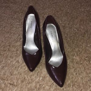 Maroon heels